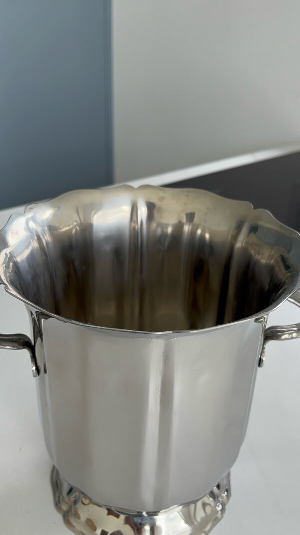Seau à Champagne en inox guy degrenne décoration métal ancien - access