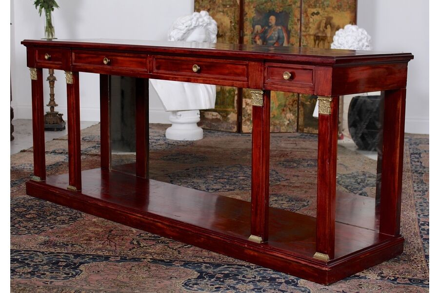 Buffet bronze and mahogany, 1920