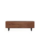 Vinyl Record Storage Cabinet Walnut "Nolana"