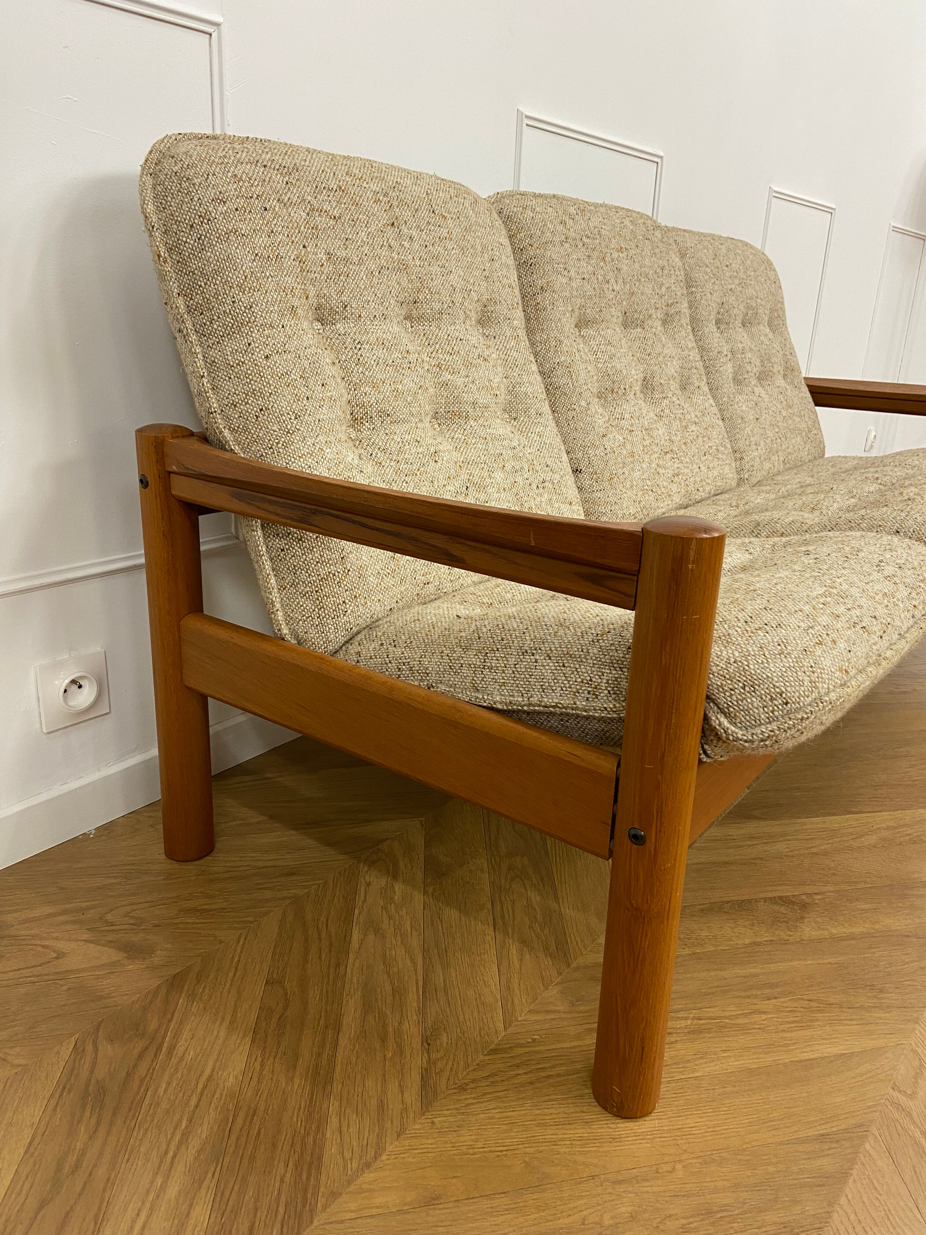 Vintage Scandinavian sofa 60s