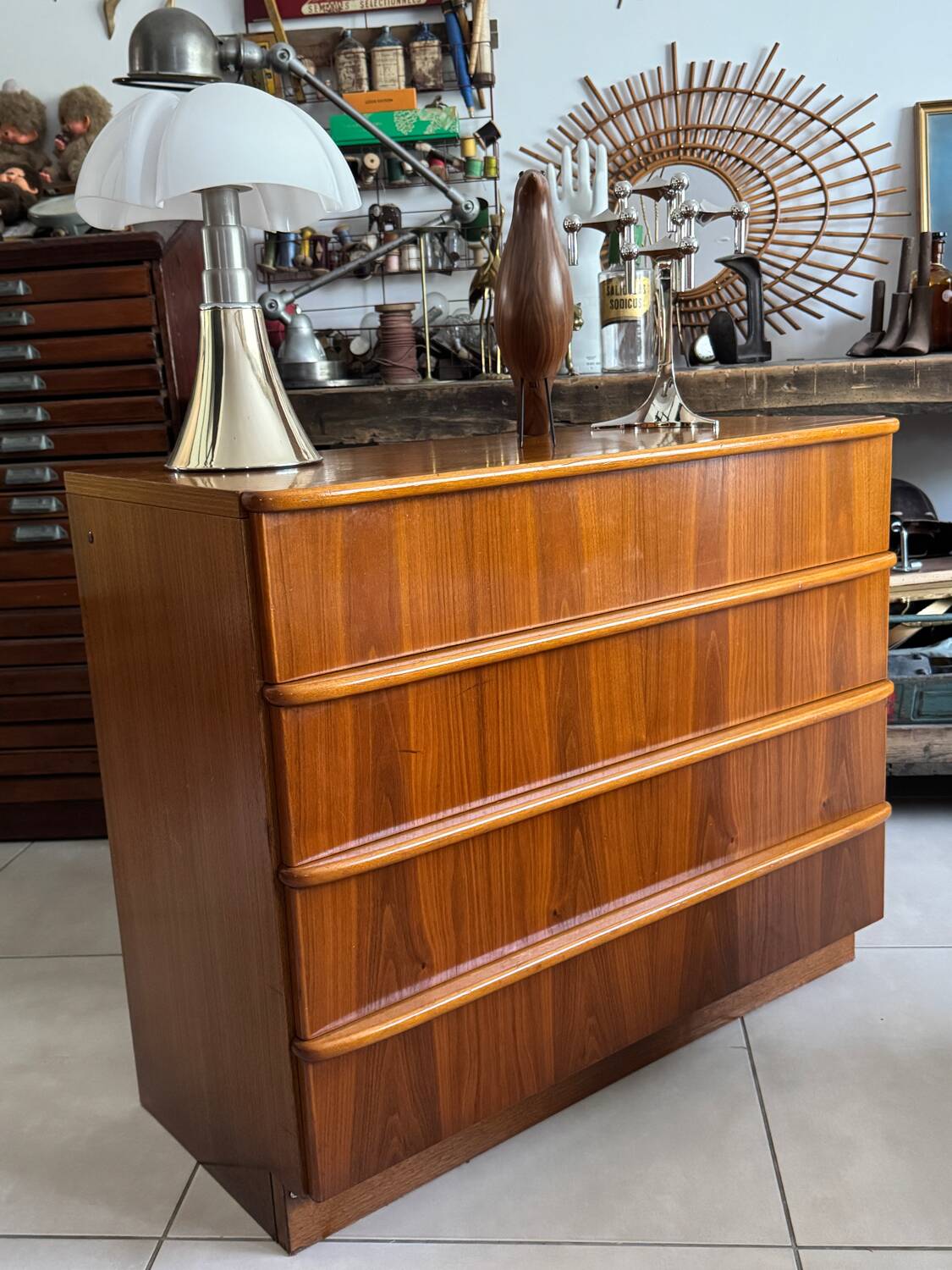 Commode vintage en teck
