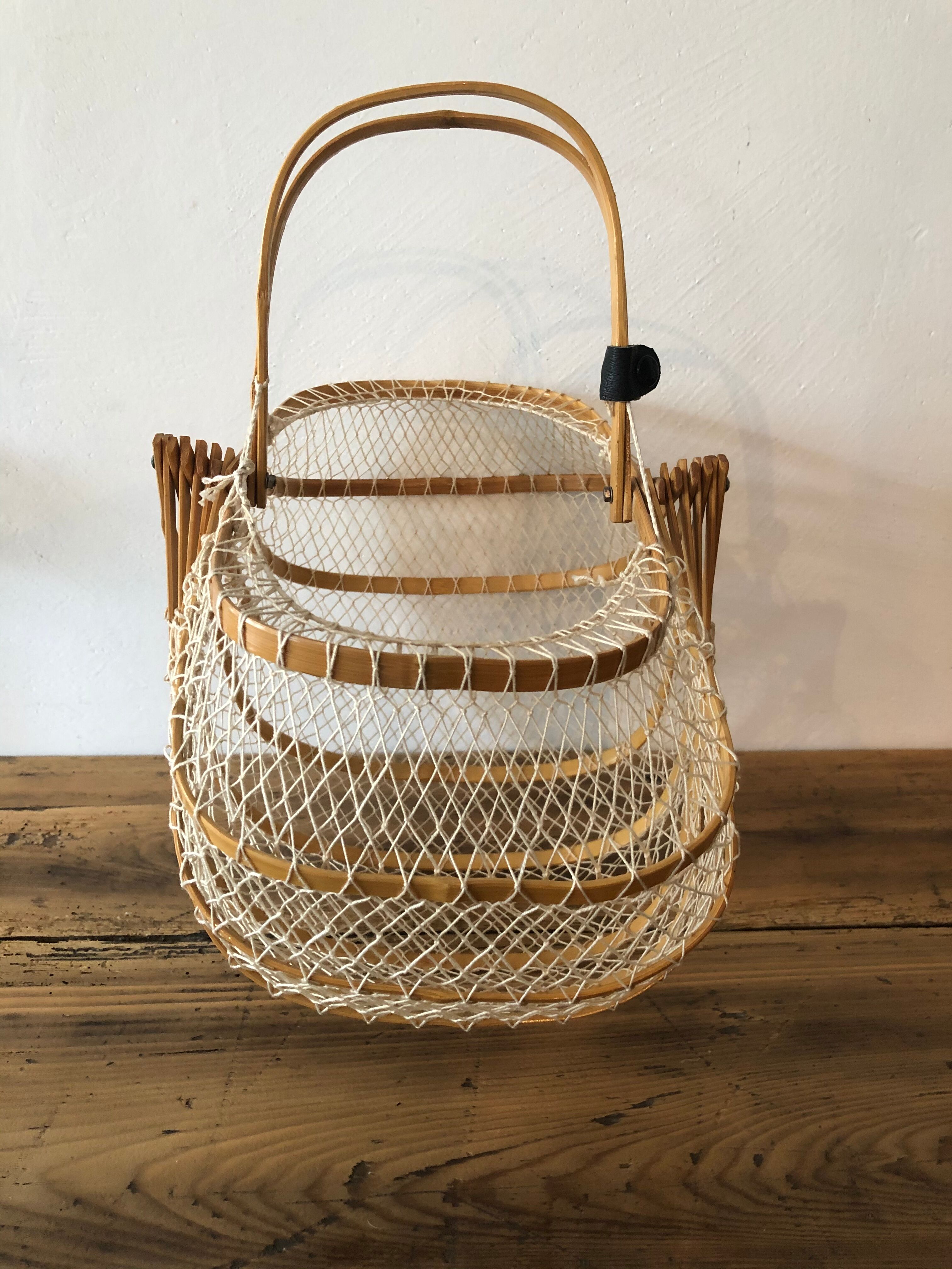 Vintage folding basket