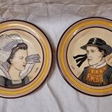Yvon Quimper Breton Plates