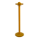 Yellow freestanding coat rack Model 4653 by Kartell, 1970
