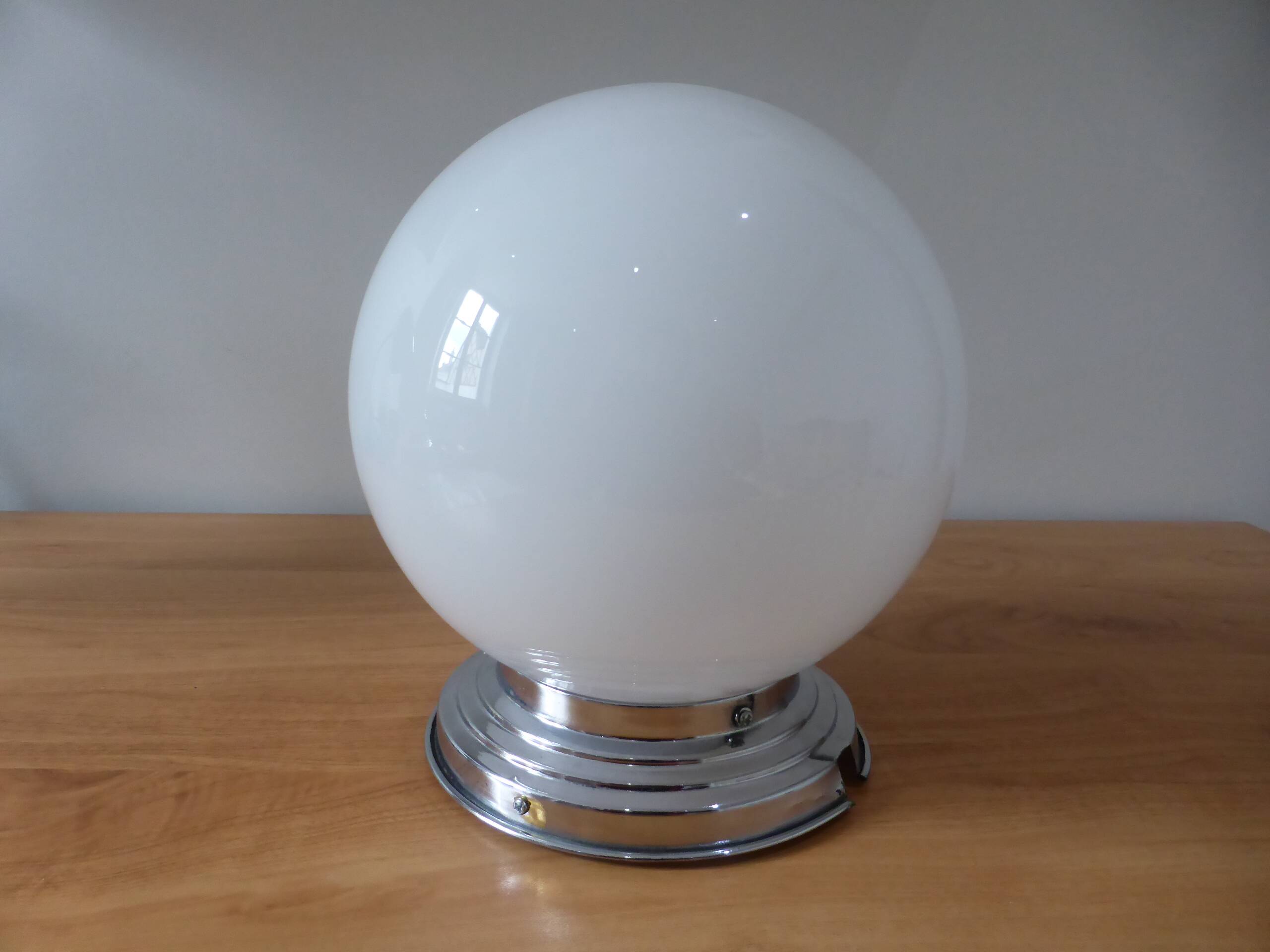 vintage glass ball light fixture