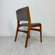 1960s vintage Danish teak dining chair by Erik Buch for Anderstrup Møbelfabrik