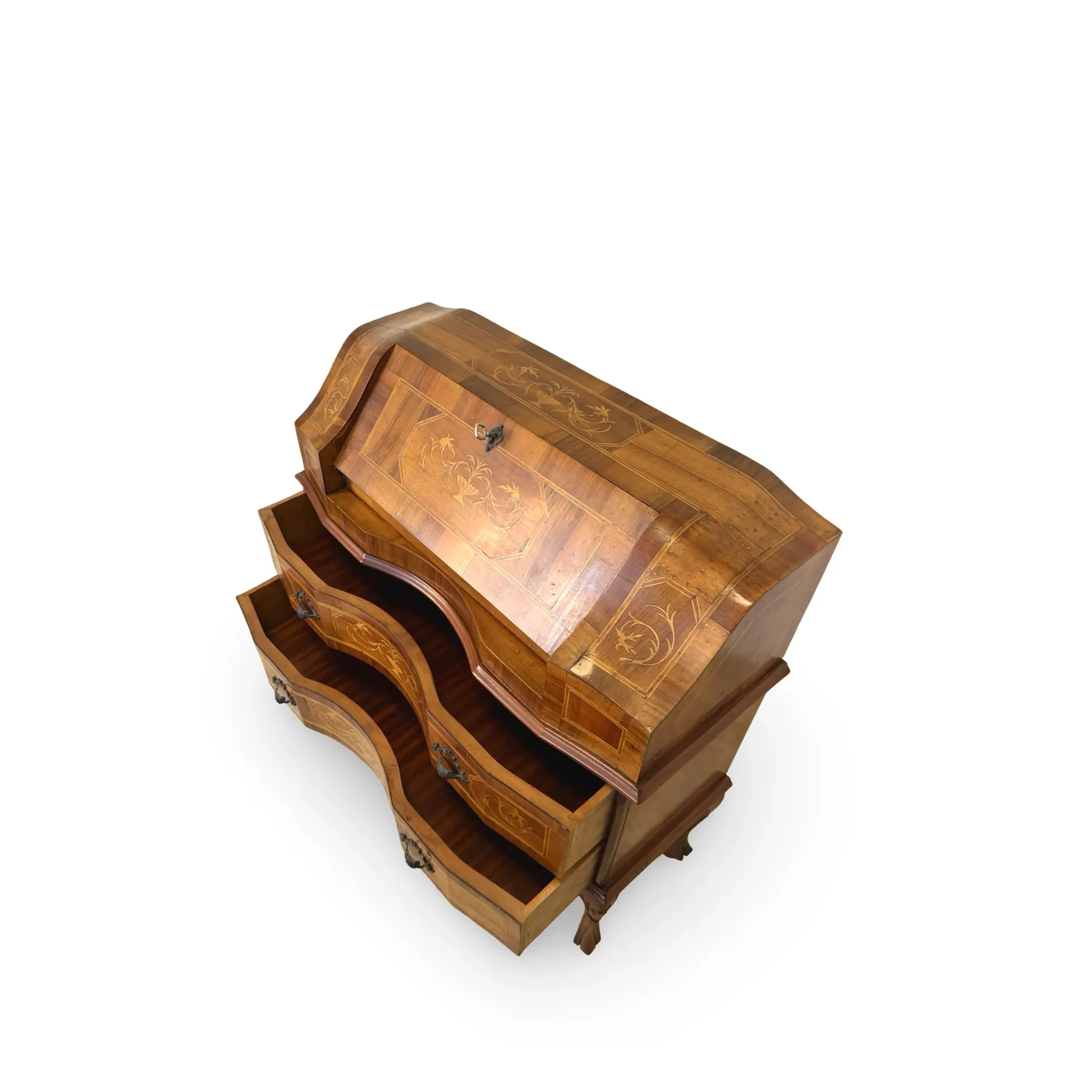 Venetian wood bureau/secretaire made in Italy in th