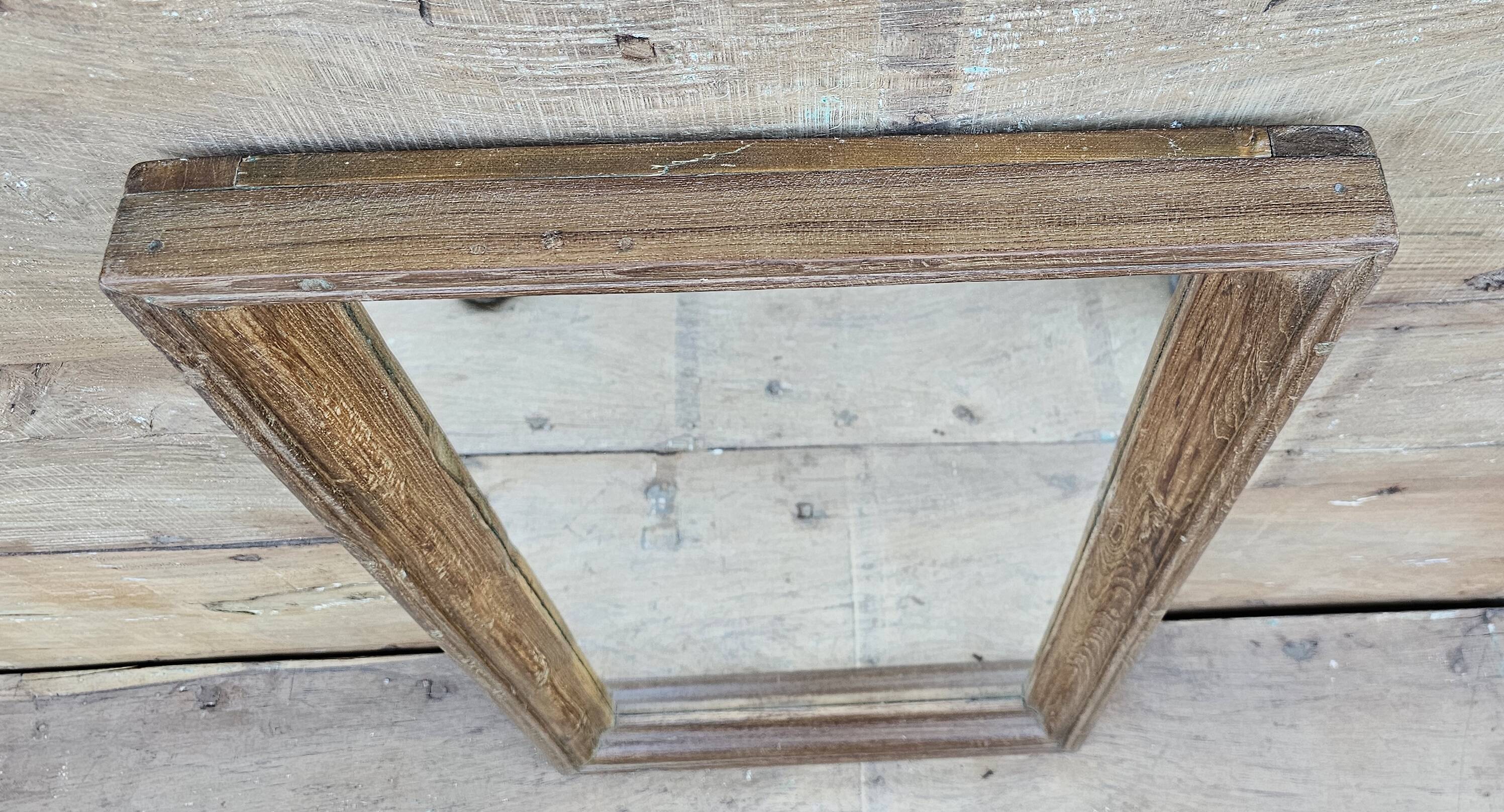 Teak mirror from Burma