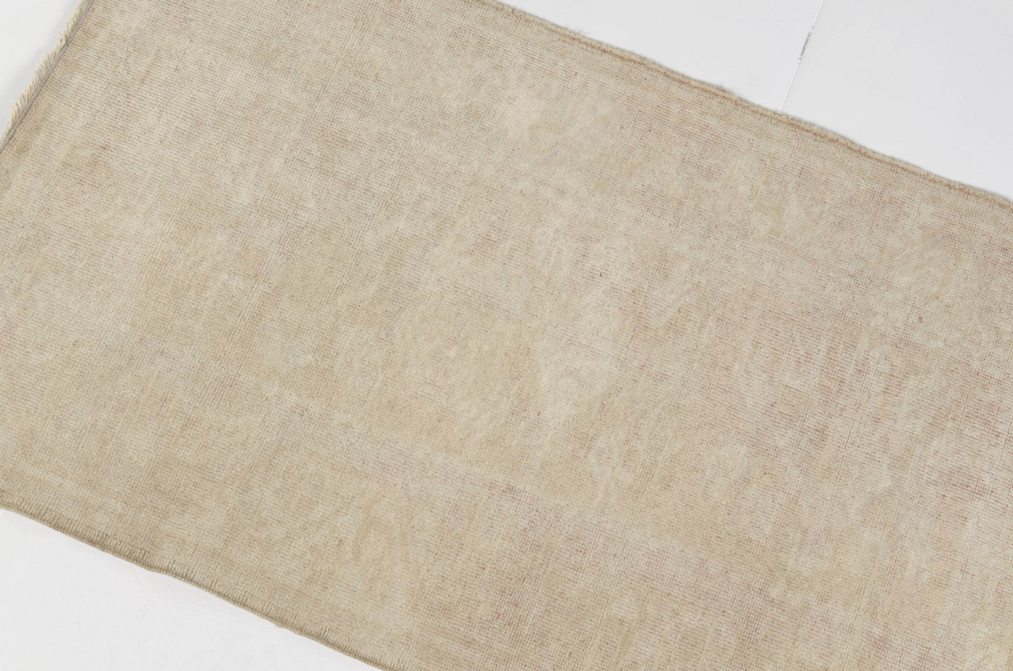 Oushak Vintage Anatolian Wool Carpet