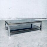 Hollywood Regency Flaminia Two Tier Coffee Table, France, 1970s