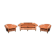 Sofa set two armchairs in velvet 40s vintage