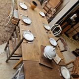 Oak farmhouse table