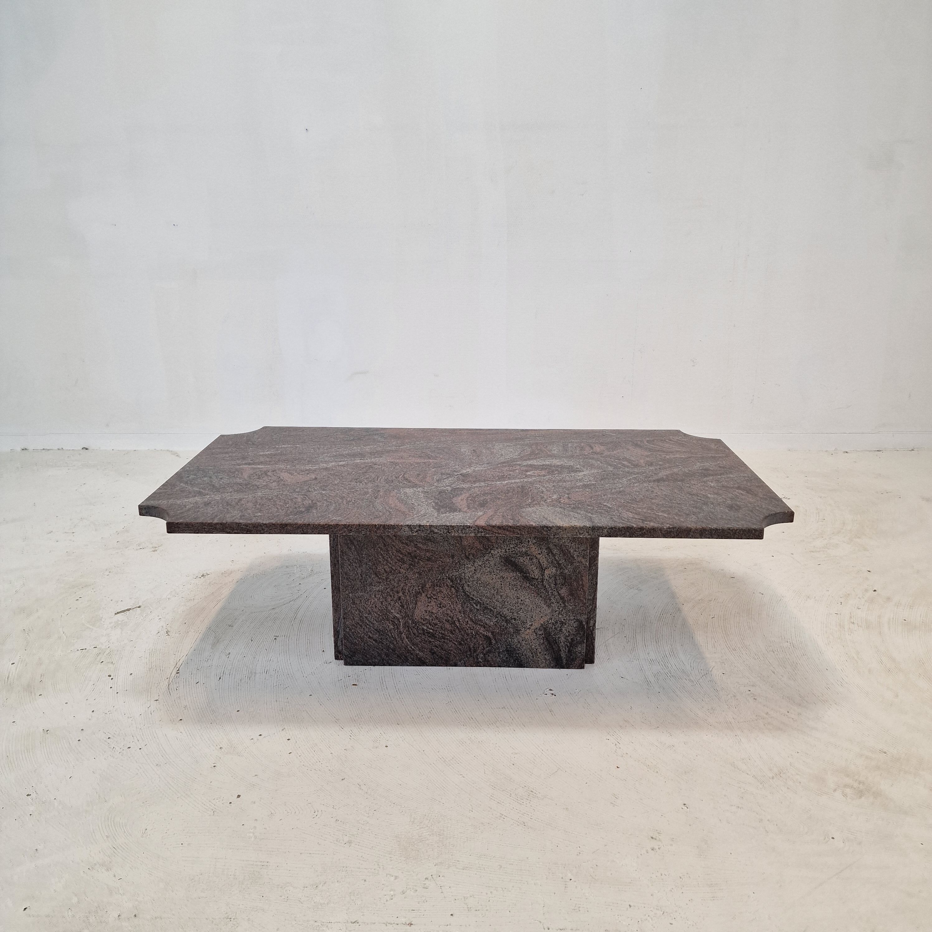 Granite coffee table, 1980s