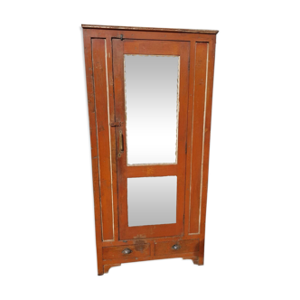 Homme-debout- armoire art déco en teck birman