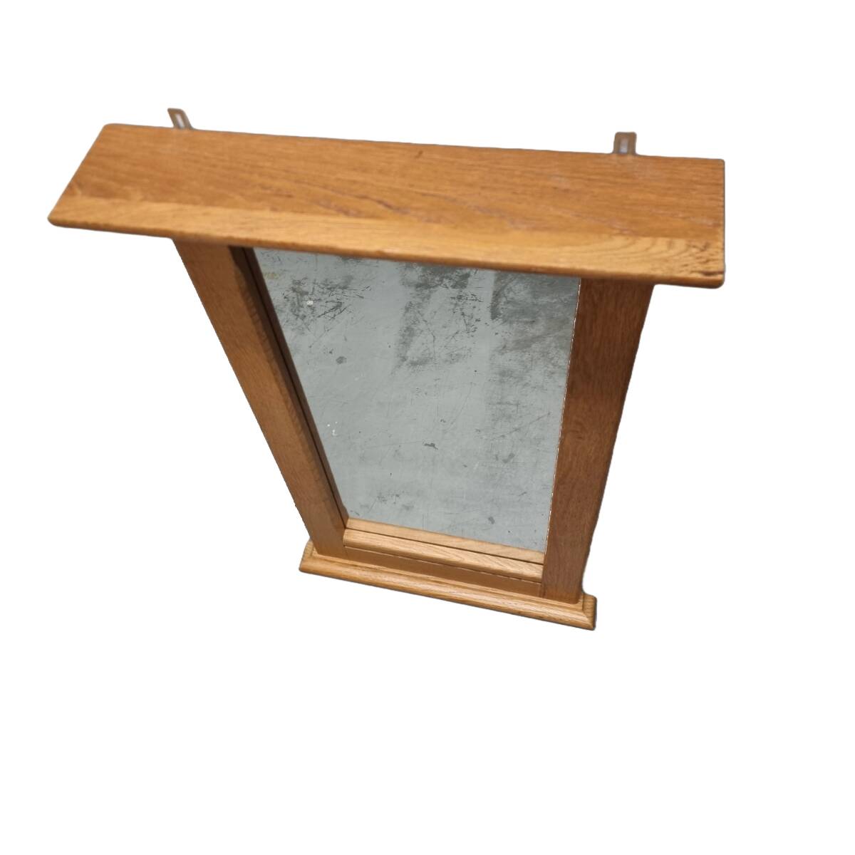 Oak Mirror by Oisterwijk, 1990s, Vintage