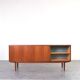 Mid-Century Teak Scandinavian Sideboard by Nils Jonsson for P.S. Heggen, 19