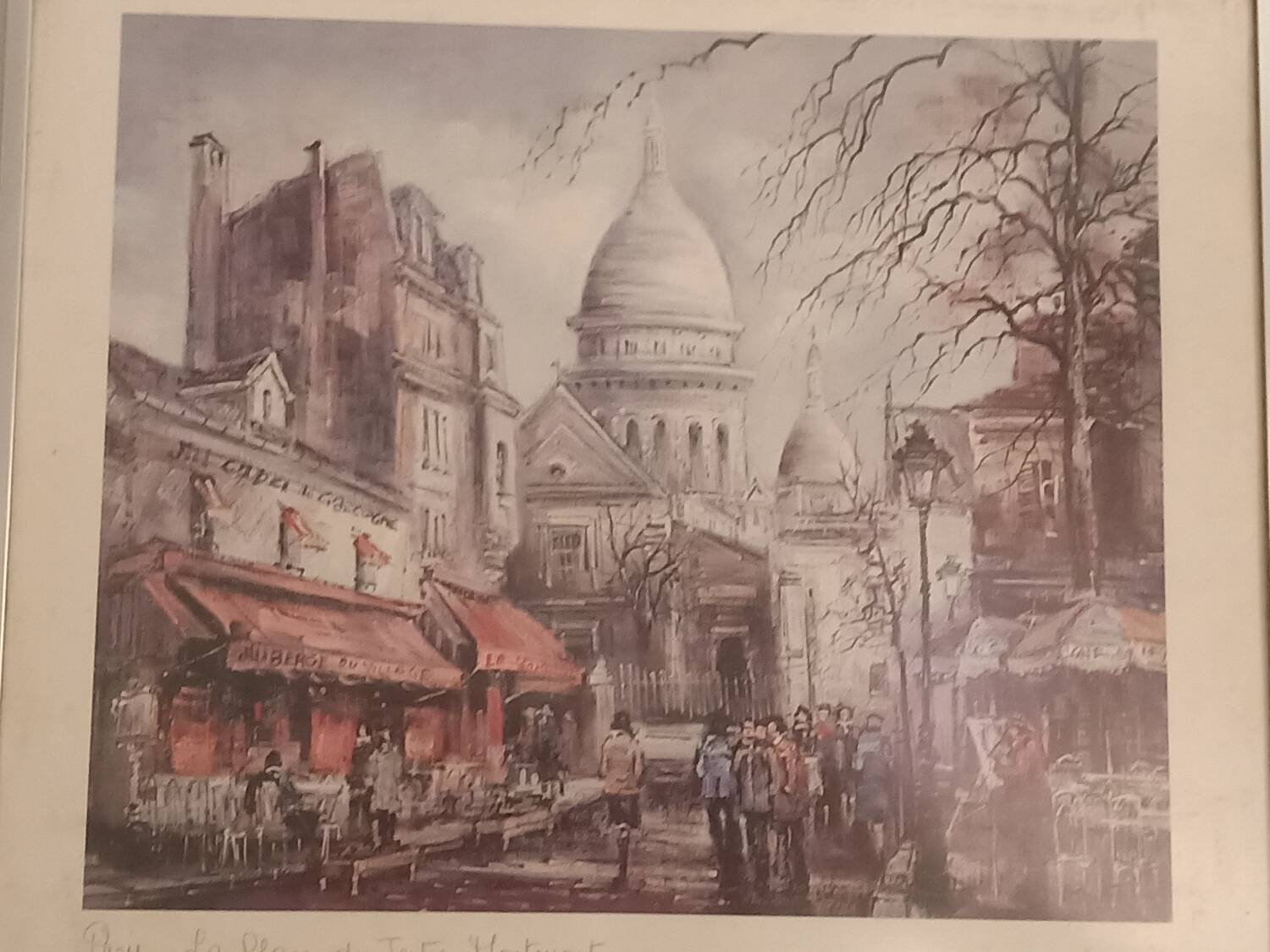 Paris decorative painting Place des Tertres Montmartre