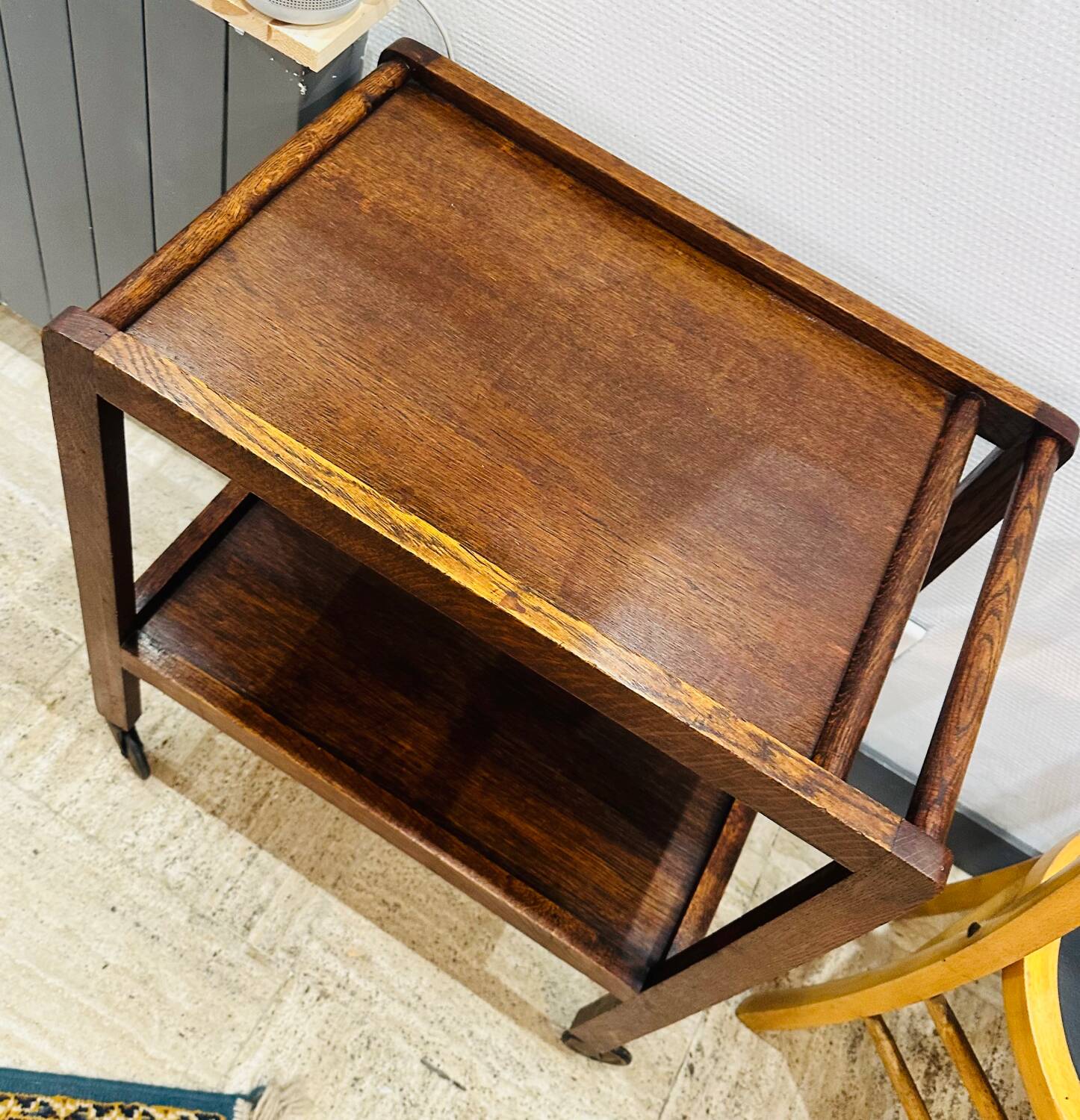 Vintage serving trolley