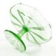 Art Deco cake stand, glass, Ząbkowice, Poland, 1970s