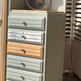 Vintage asymmetrical wardrobe
