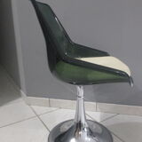 Set table and 6 tulip chairs Roche Bobois 1970