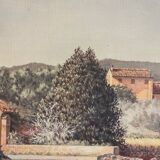 Canvas of Sarazanas, Provençal farmhouse