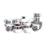 Tea and coffee service for 10 people Scherzer Bavaria 70s