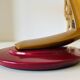 Red desk lamp Boomerang 2000 by Fase