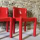4 chairs model 4875 by C. Bartoli for Kartell, 1970