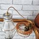 Vintage art deco hanging lamp