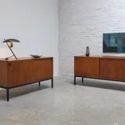 Pair of sideboards by Hans Hove & Palle Petersen for Christian Linneberg, 1960s