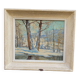 Tableau paysage d'hiver