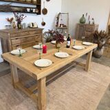 Large farmhouse table with extensions