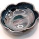 Spanish cup in midnight blue ceramic spotted with black by Ignacio Buxo