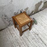Solid elm stool Maison Regain