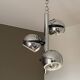 Eye Ball 3 globe pendant light. 1970. Space age.