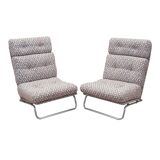 Set of lounge armchairs, Italian design, 1970s, production: Italy