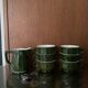 Service à café Pillivuyt vert