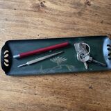 Vintage metal pen holder