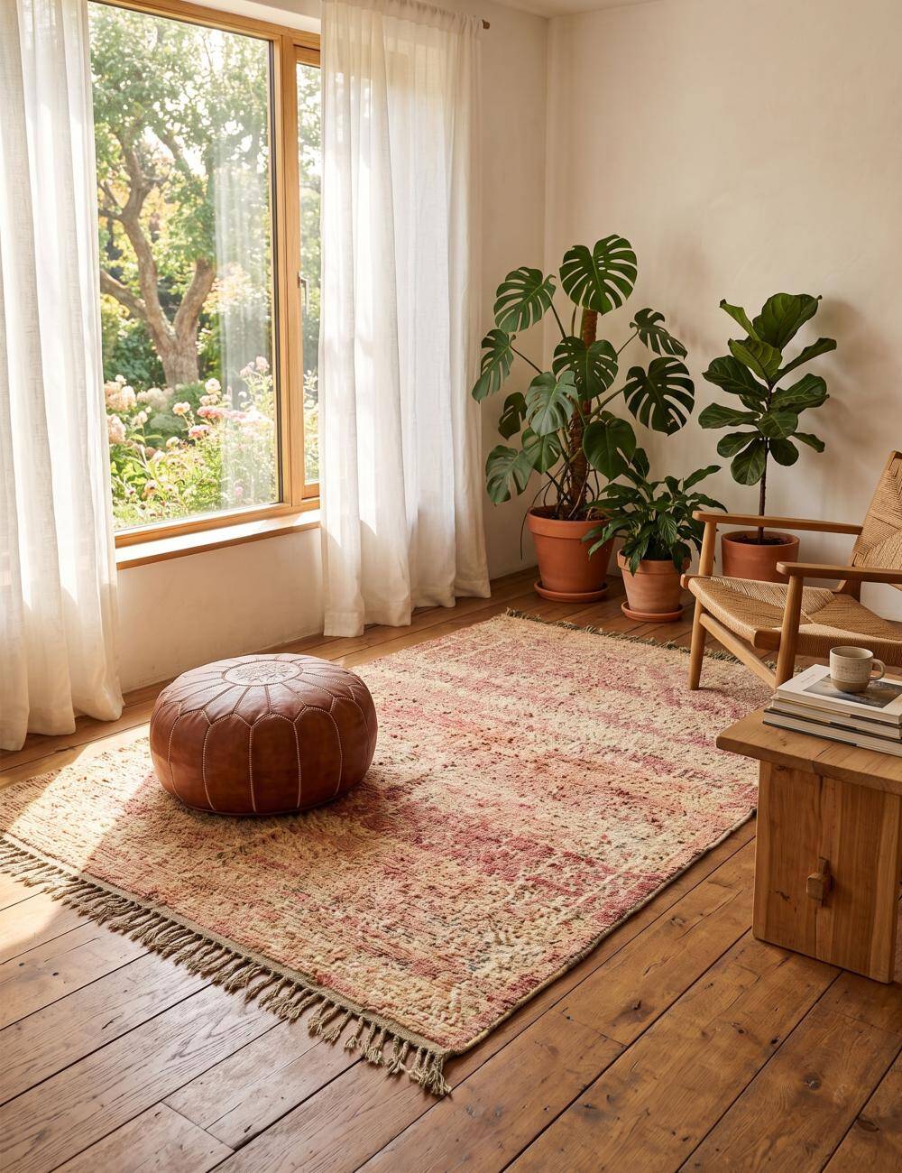 Vintage Berber Rug - 298 x 203 cm