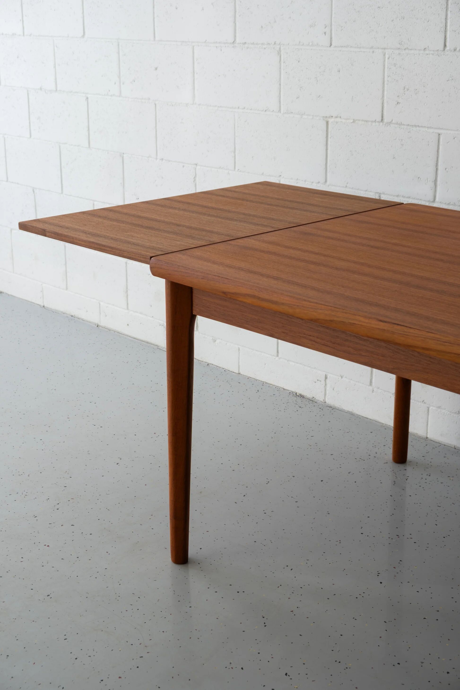 Dining table in teak by Henning Kjaernulf for Vejle Stole Møbelfabrik, Denmark, c. 1960s