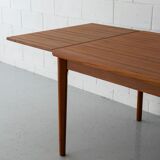Dining table in teak by Henning Kjaernulf for Vejle Stole Møbelfabrik, Denmark, c. 1960s