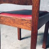 Art Deco Dining Chair Set, Belgium, 1920s, Set of 4