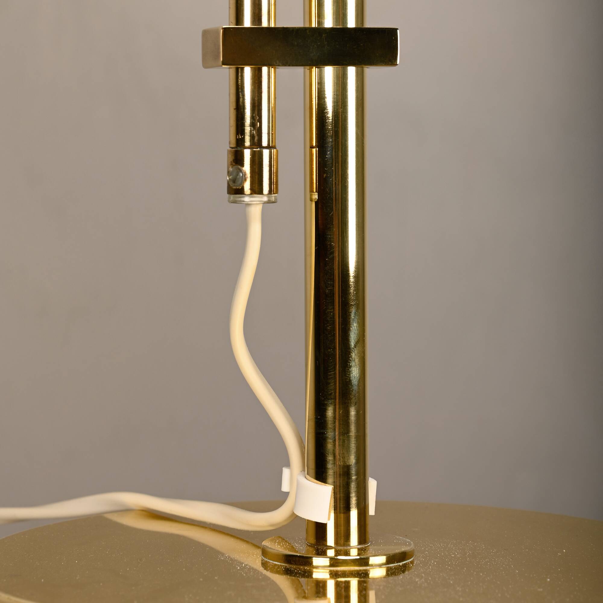 Brass Table Lamp B-131 adjustable in height by Bergboms, Sweden 1960s