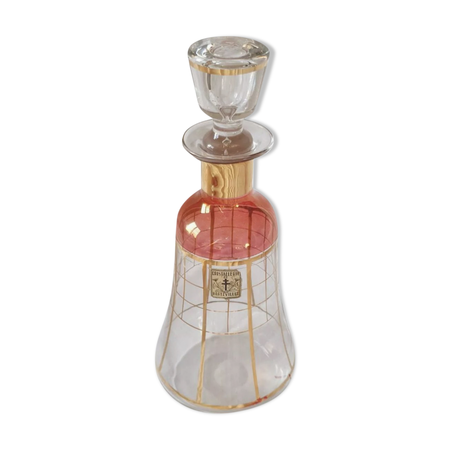 Hartzviller crystal bottle decanter
