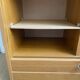 Low storage unit, 70s/80s three height-adjustable shelves