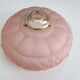 Suspension art deco lampshade pink glass paste