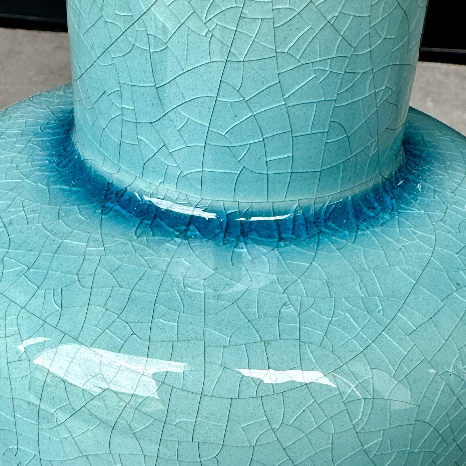 Ceramic Pot - Turquoise Blue - "The Sea"