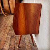 Mini sideboard TV cabinet end of Scandinavian vintage sofa
