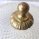 Plafonnier bronze et verre